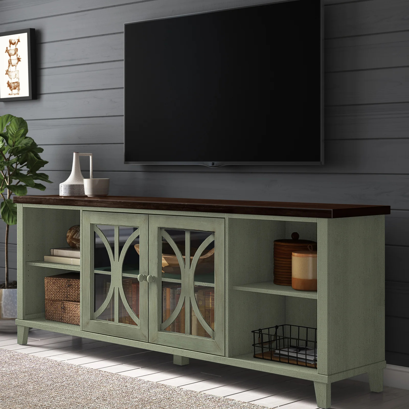 Rabinowitz TV Stand for TVs up to 88