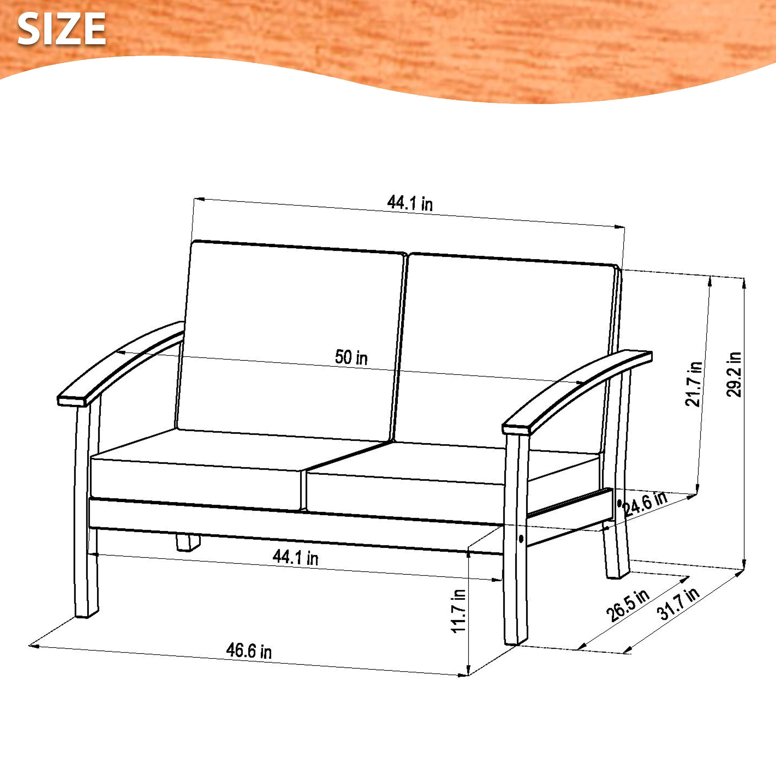 Patio 8-Pc Deluxe Conversation Set | Ideal for Indoors Outdoors