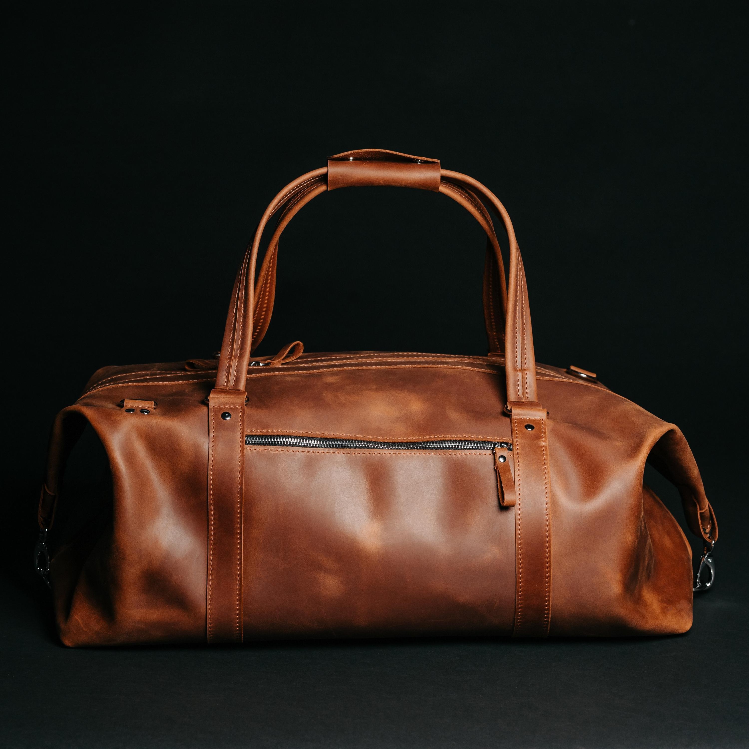The Weekender Handcrafted Leather Duffle Bag
