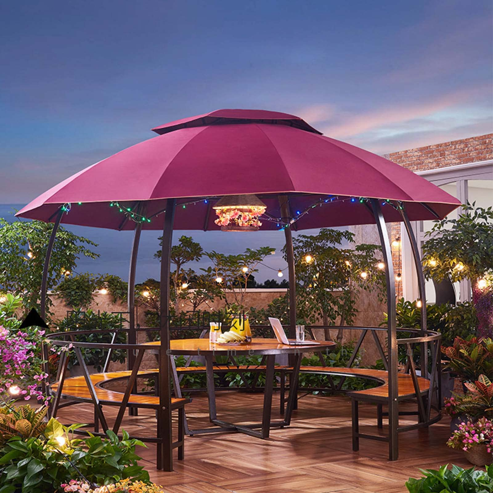 Double Top Gazebos for Gardens