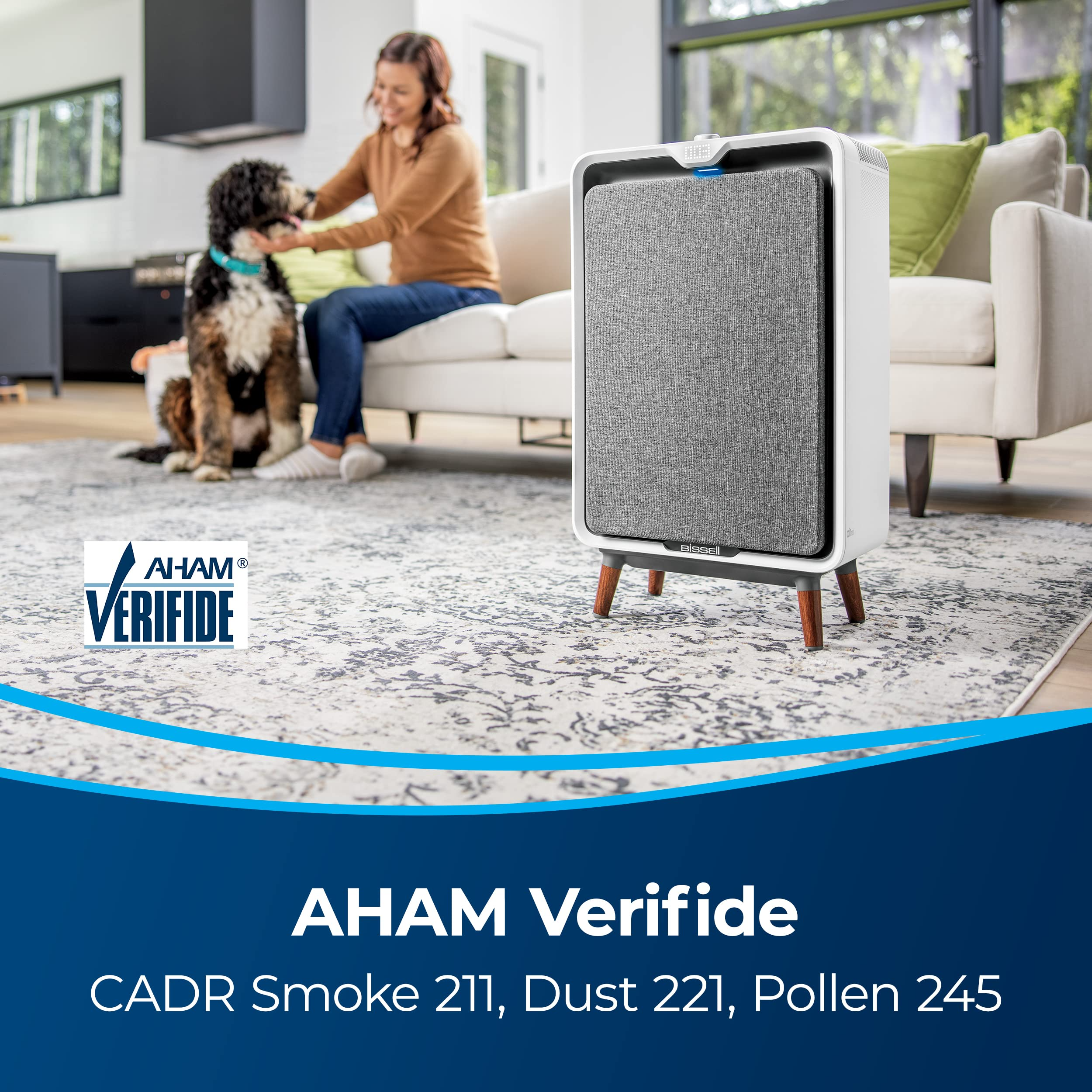 BISSELL air320 Max Wifi Connected Smart Air Purifier with HEPA