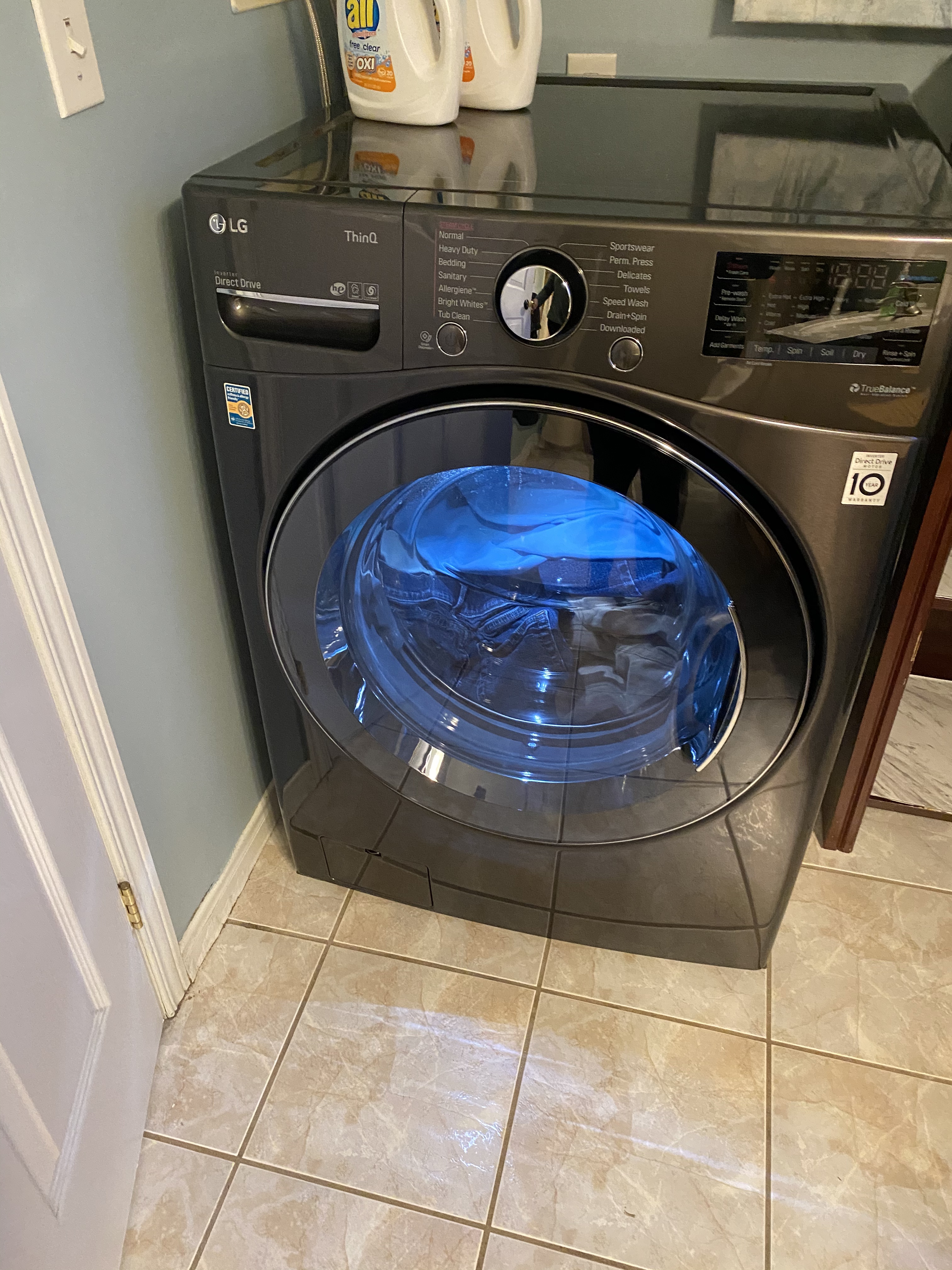 4.5 cu.ft. Smart Wi-Fi Enabled All-In-One Washer/Dryer with