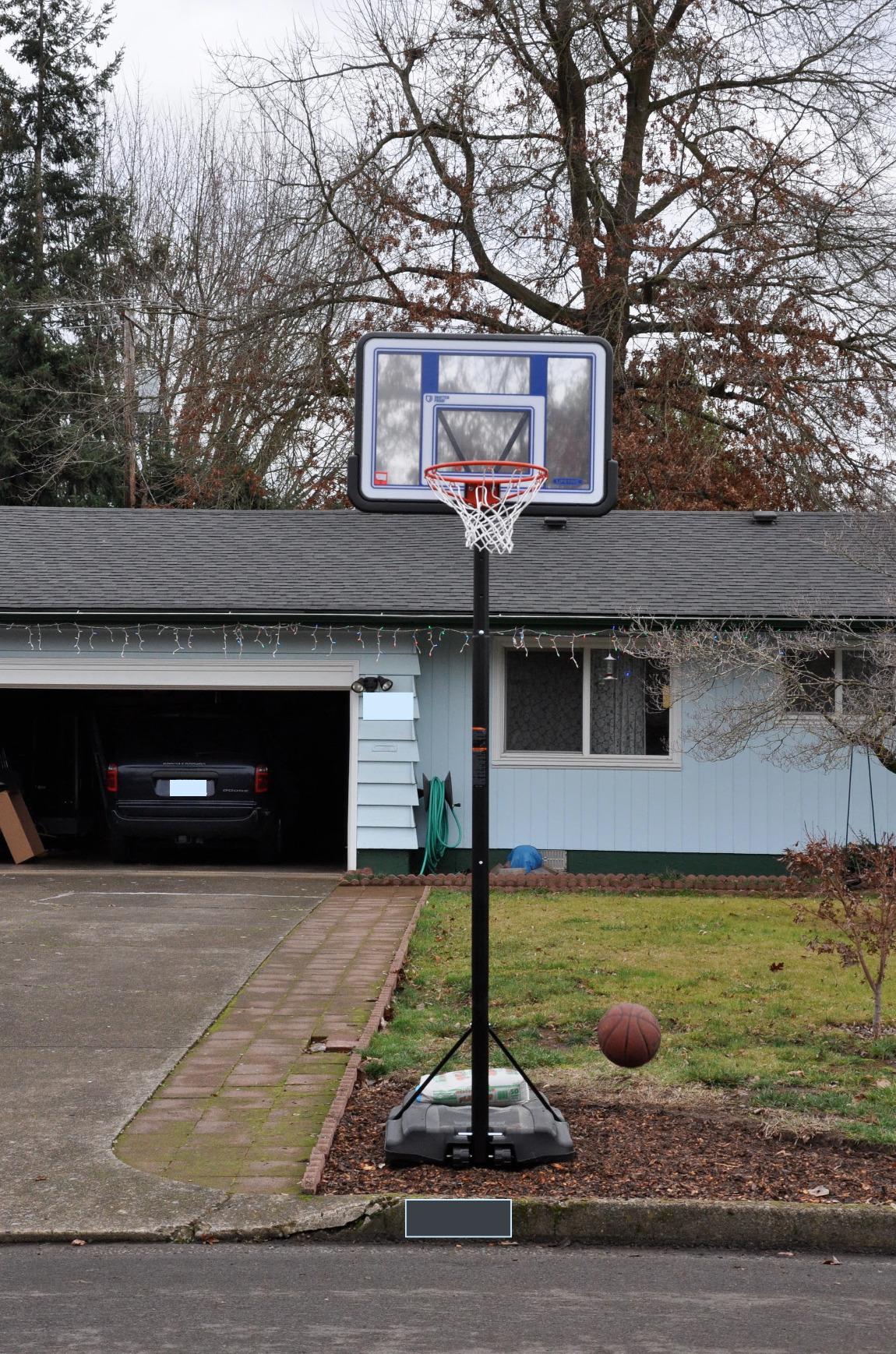 Lifetime Pro Court Height Adjustable Portable Basketball System