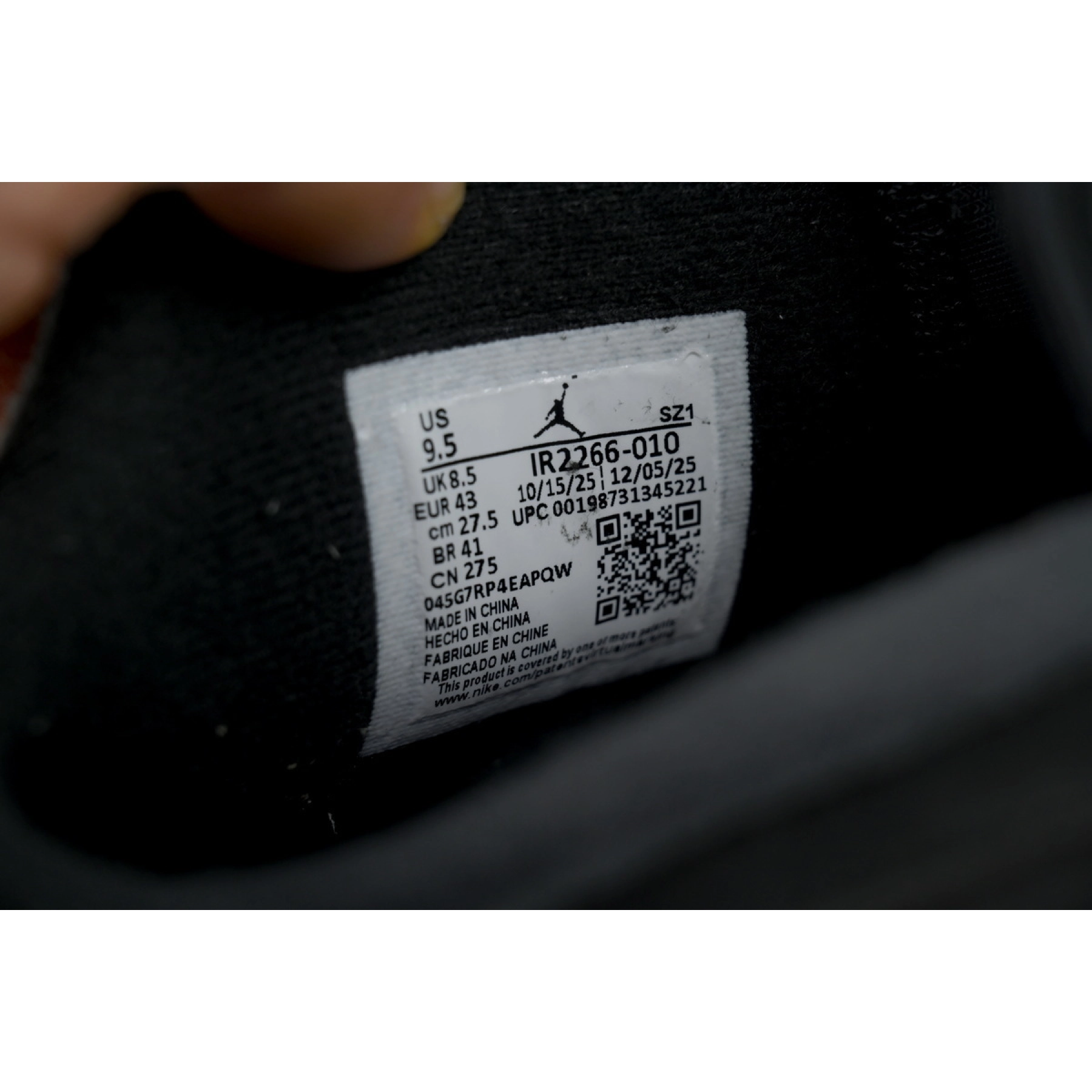 Air Jordan 6 Replica Darth Vader IR2266-010