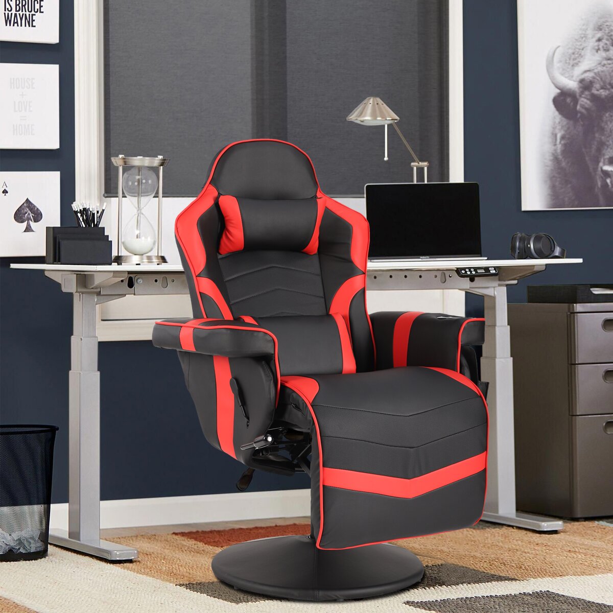 Herrington Massage Video Gaming Recliner Chair - with Cupholder