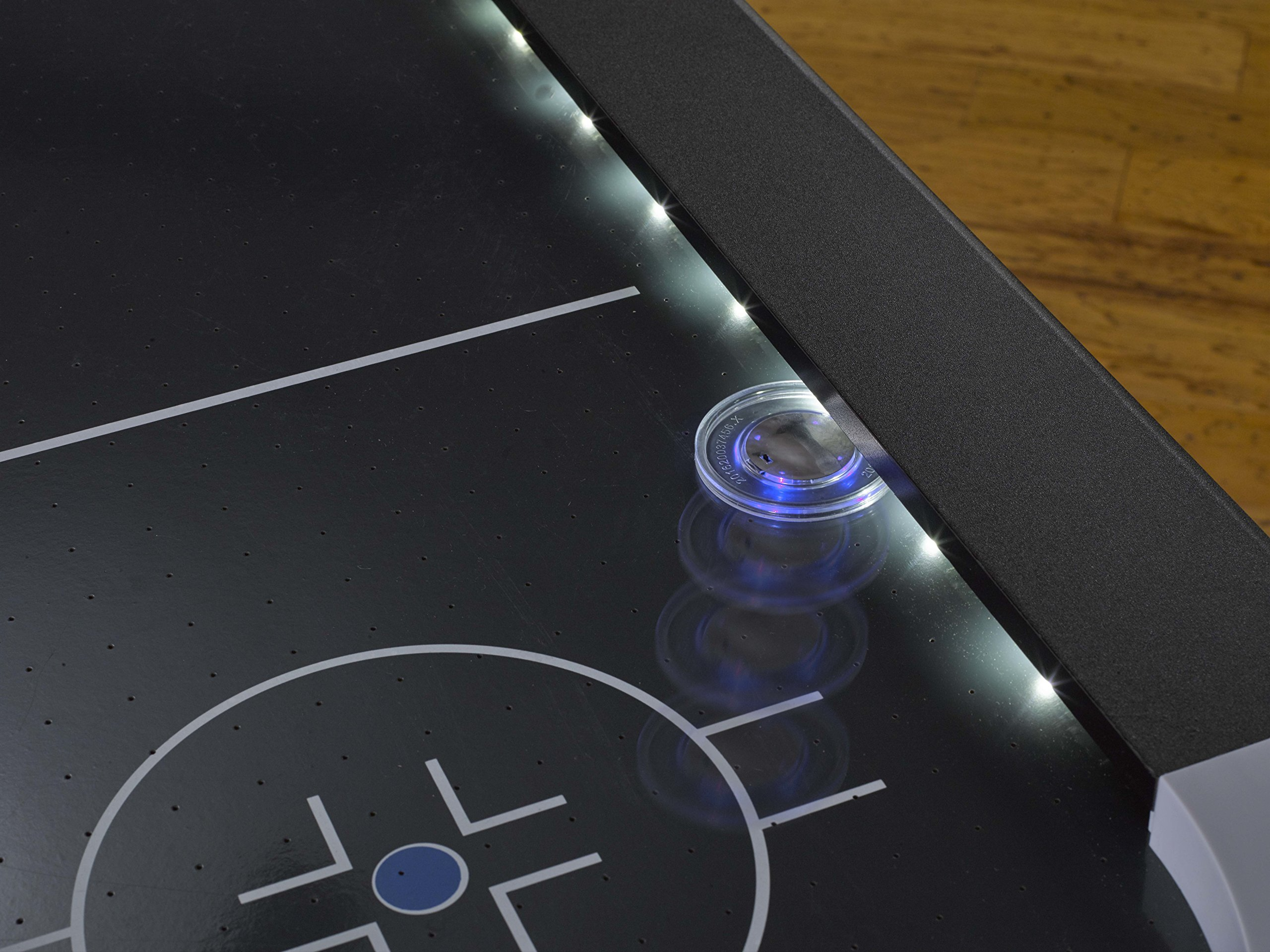 Lazer 6' Interactive Air Hockey Table Featuring All-Rail LED