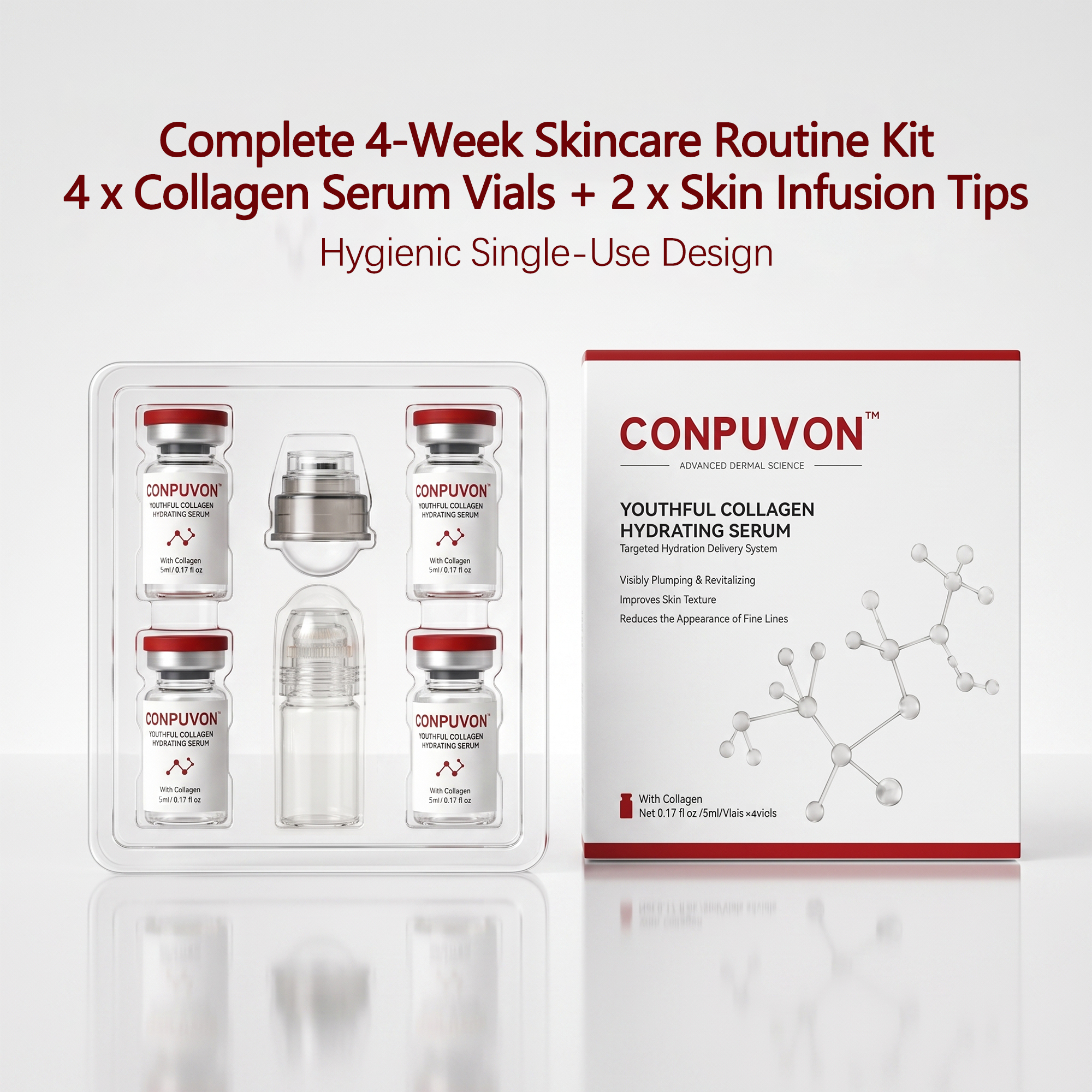 CONPUVON Youthful Collagen Peptide Hydrating Serum