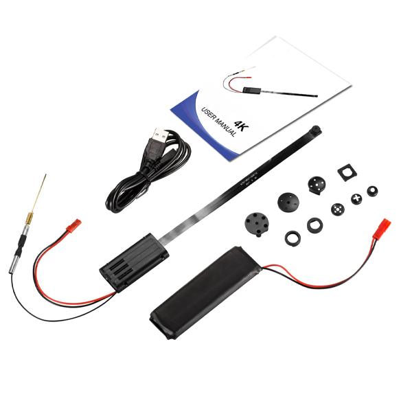 God of Secrets—4K Ultra HD WIFI Spy Clothing Button Nanny Camera DIY