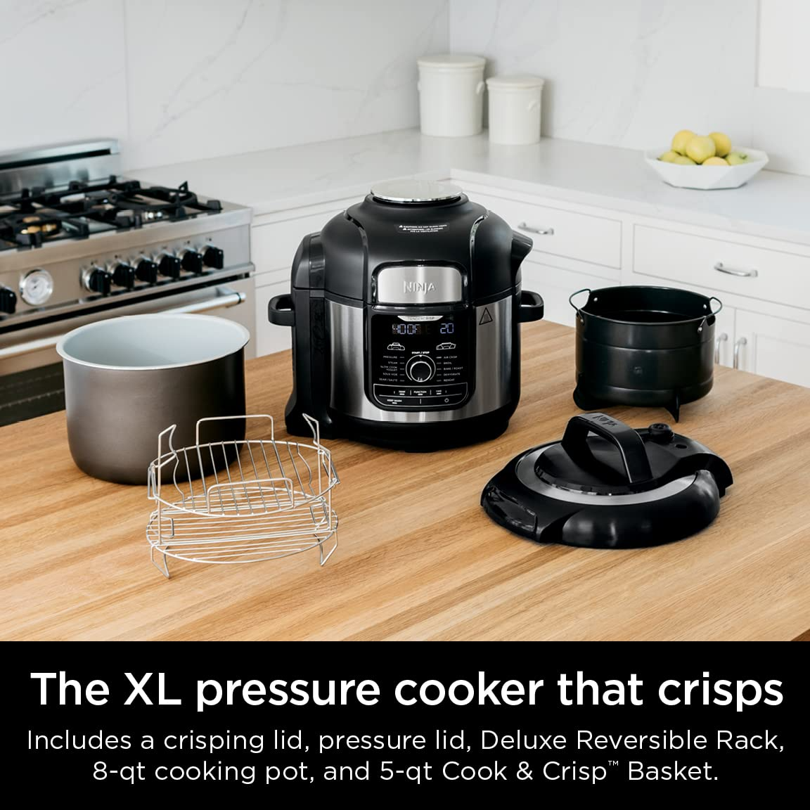 Ninja FD401 Foodi 12-in-1 Deluxe XL 8 qt. Pressure Cooker & Air