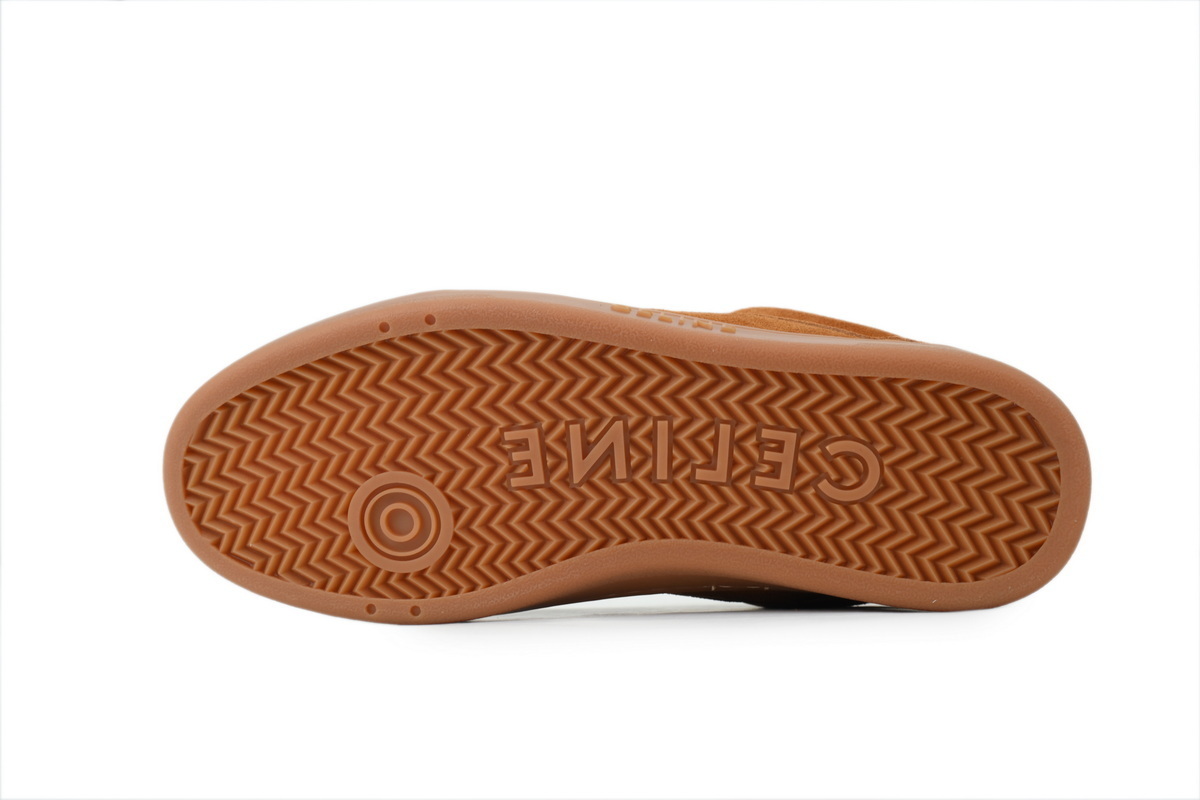 Celine Huntington Suede Sneaker Brown