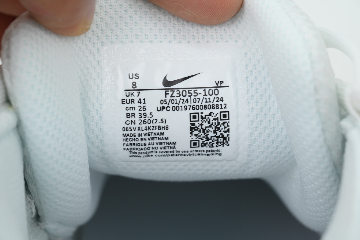 Nike Air More Uptempo Low Triple White FZ3055-100
