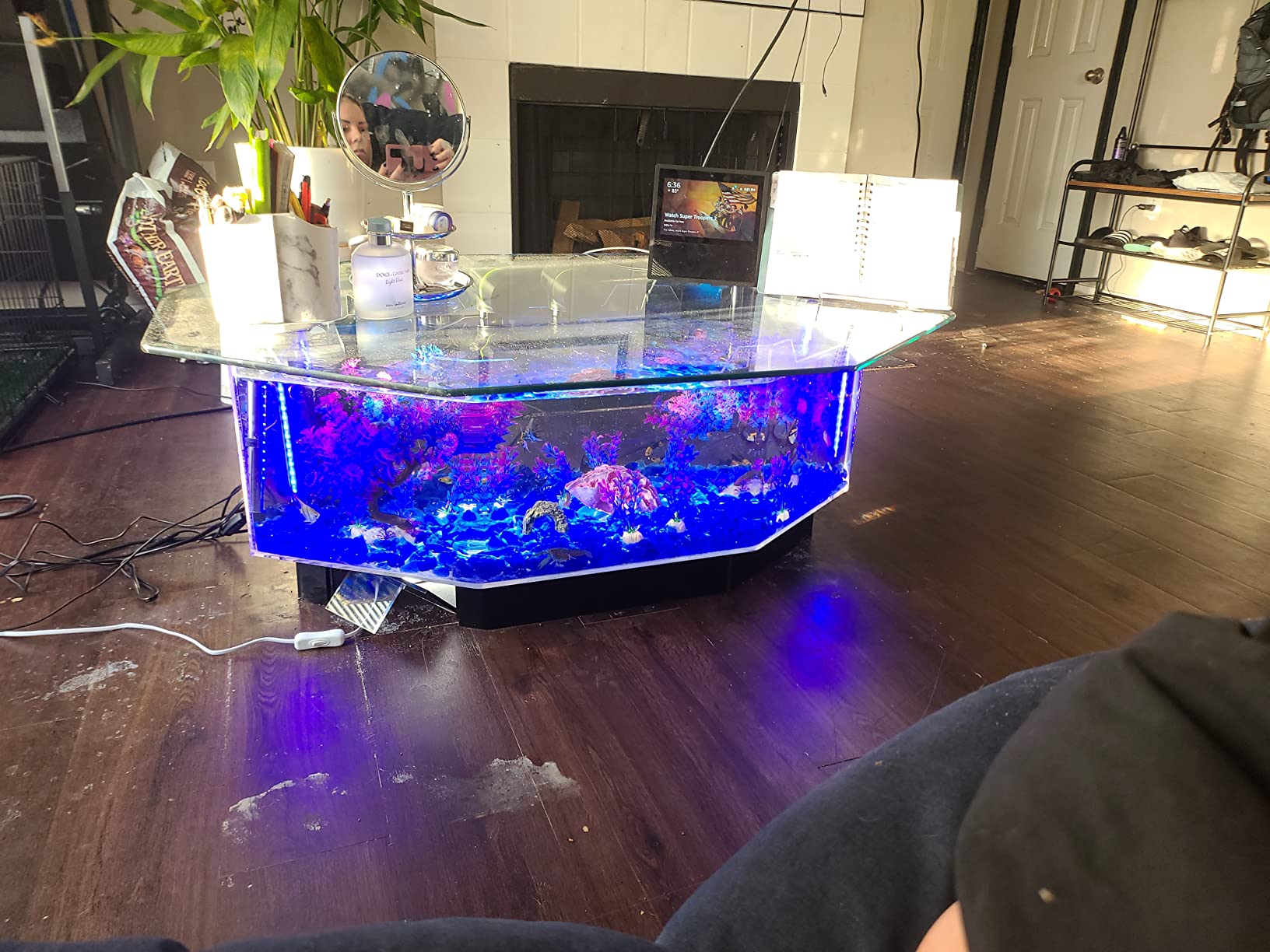 28 Gallon AquaTable Aquarium Octagon