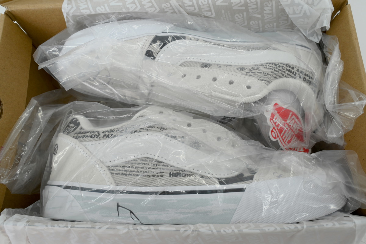 Vans x HIRONO Knu Skool White Black VN000CS0BHD