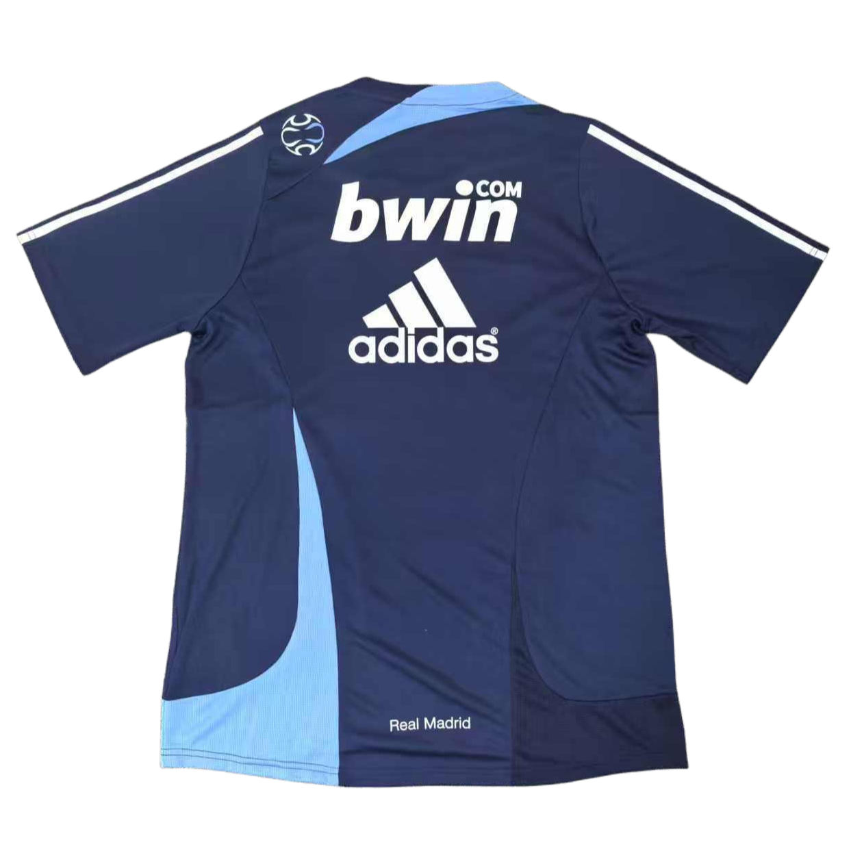2007/08 Real Madrid Retro Short Sleeves Training Jersey - Blue