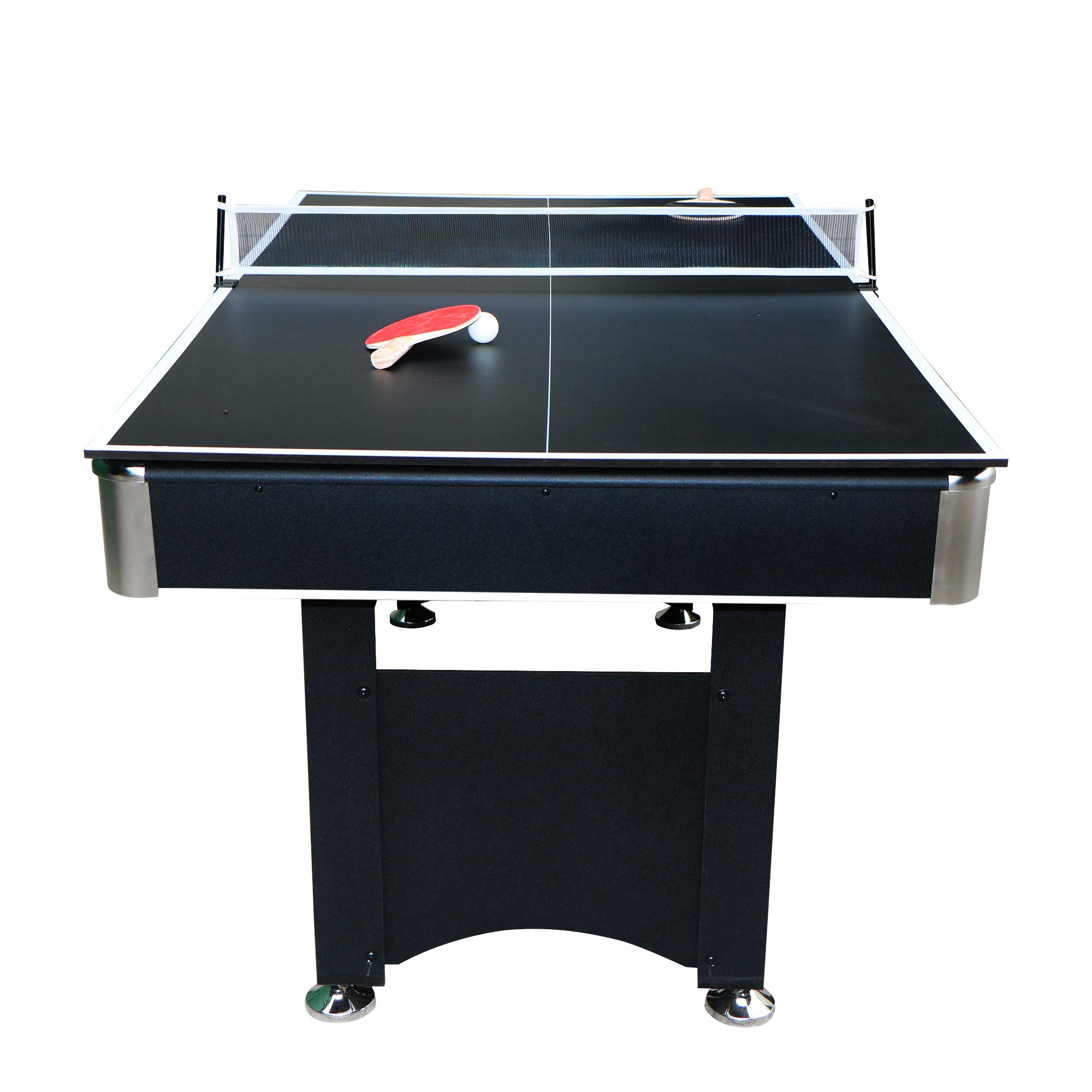 6-Ft Pool & Table Tennis Multigame Table for Family Recreation