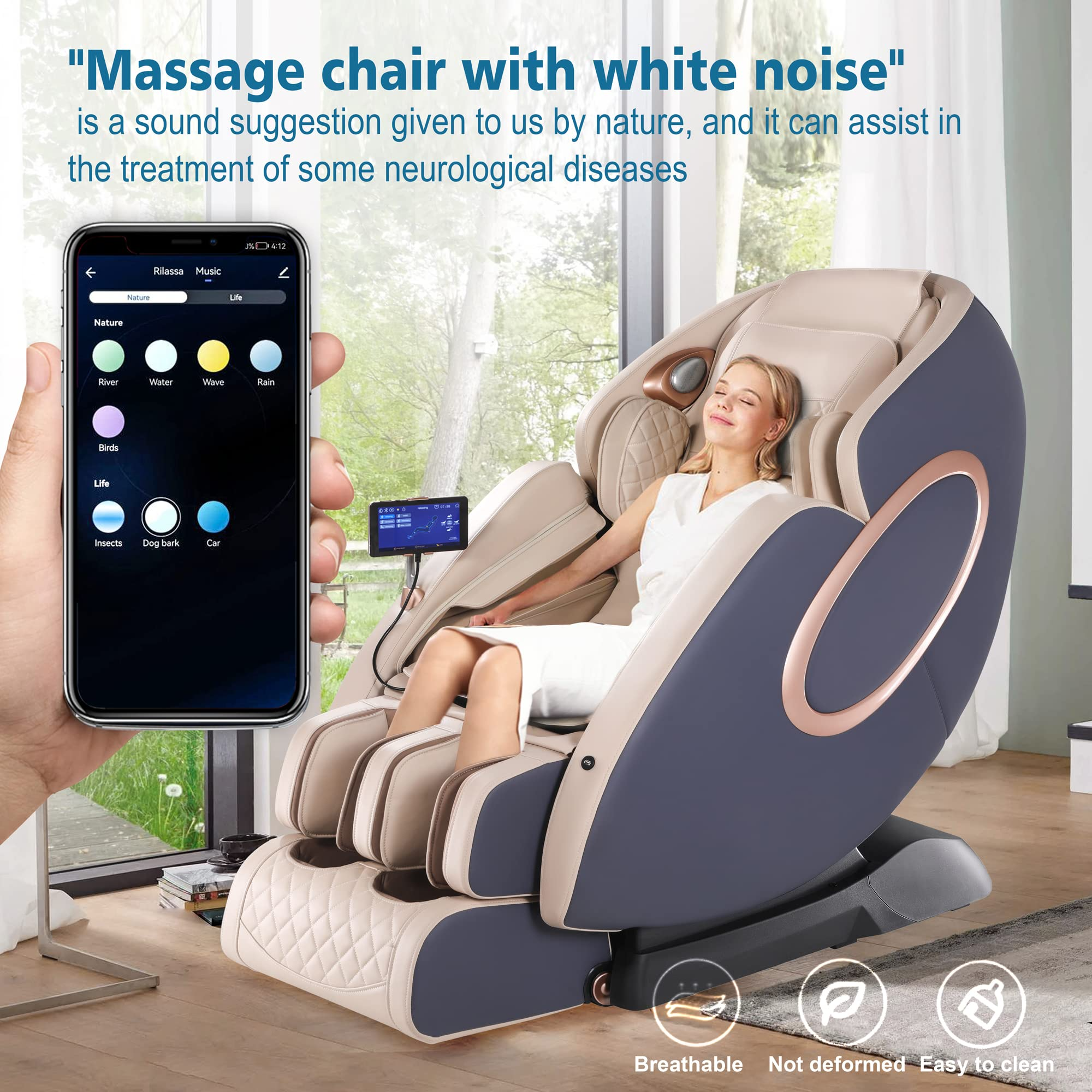 APP Controlled 4D Massage Chairs