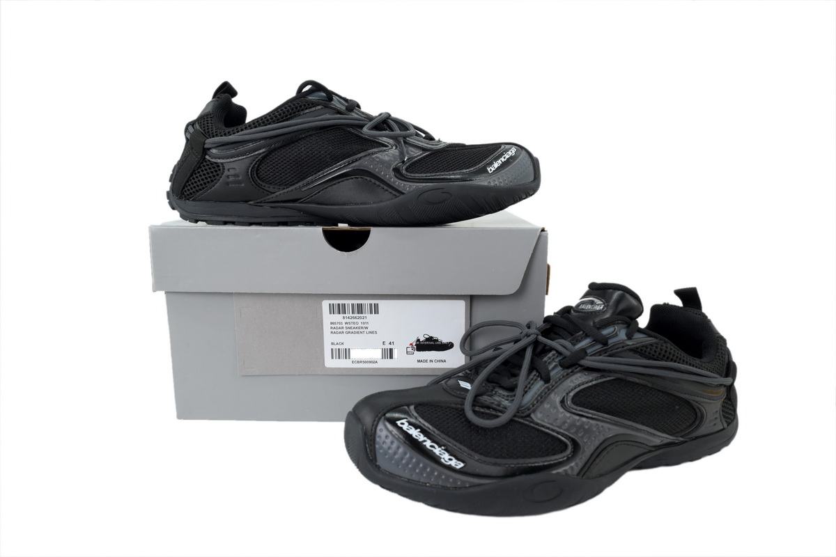 Balenciaga Radar Black Grey 865703WSTEO 1011