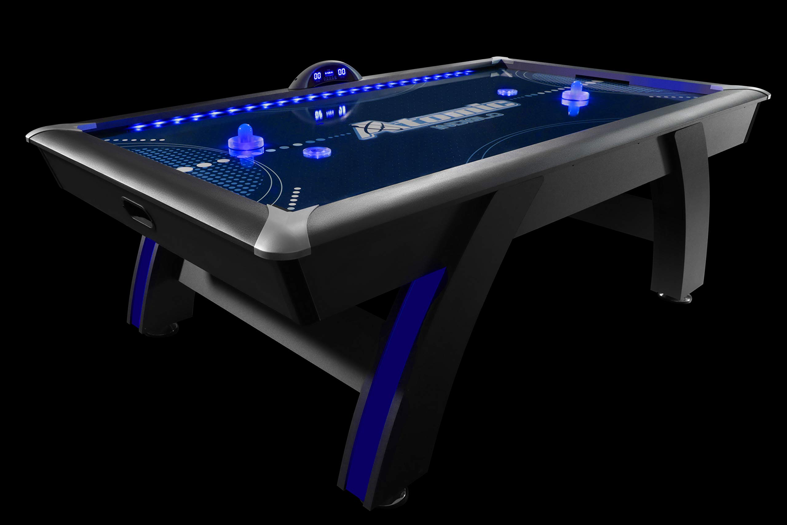 7.5 ft LED Light UP Arcade Air Powered Hockey Tables - Includes
