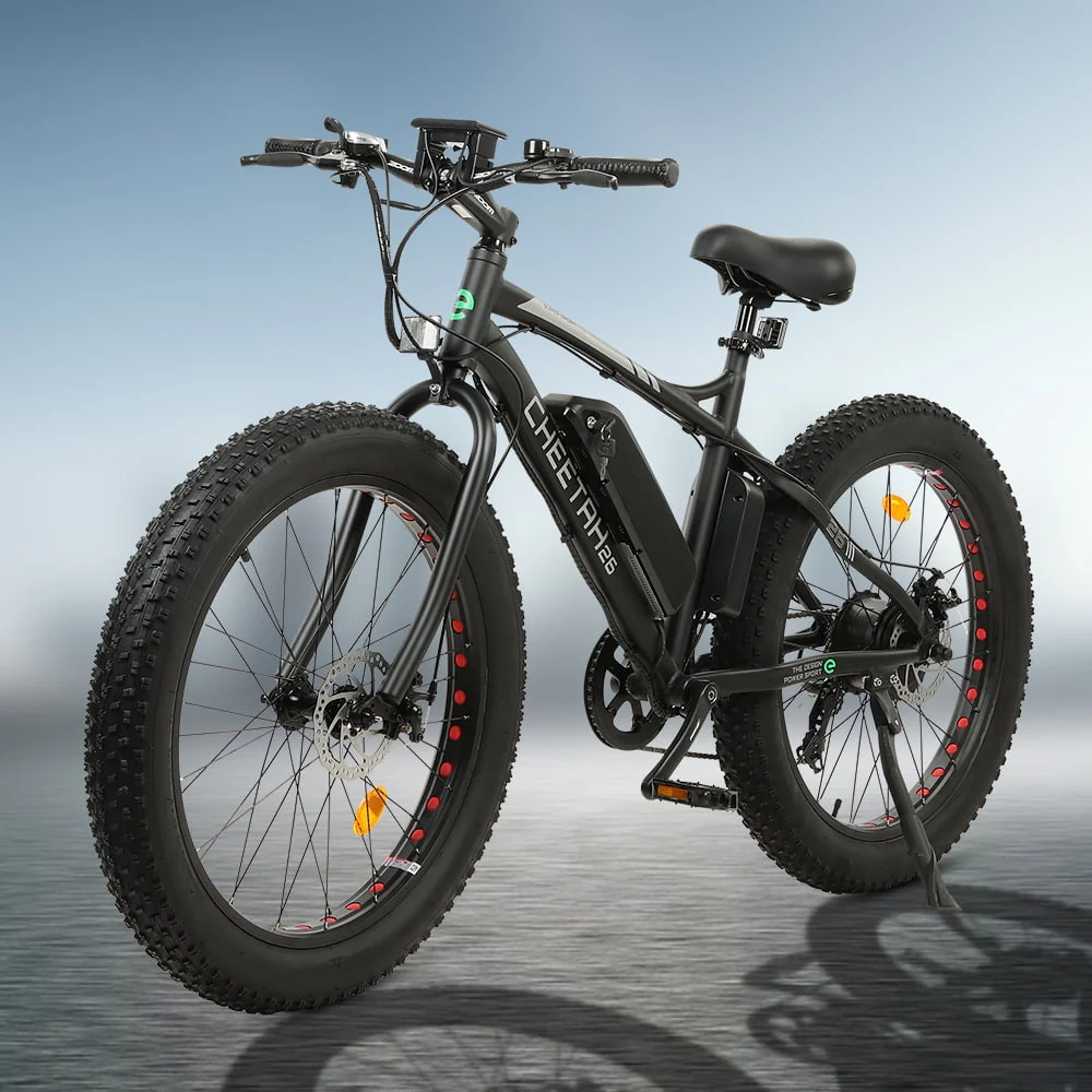 ECOTRIC 26in Fat Tire Electric Bike, 500W, 36V