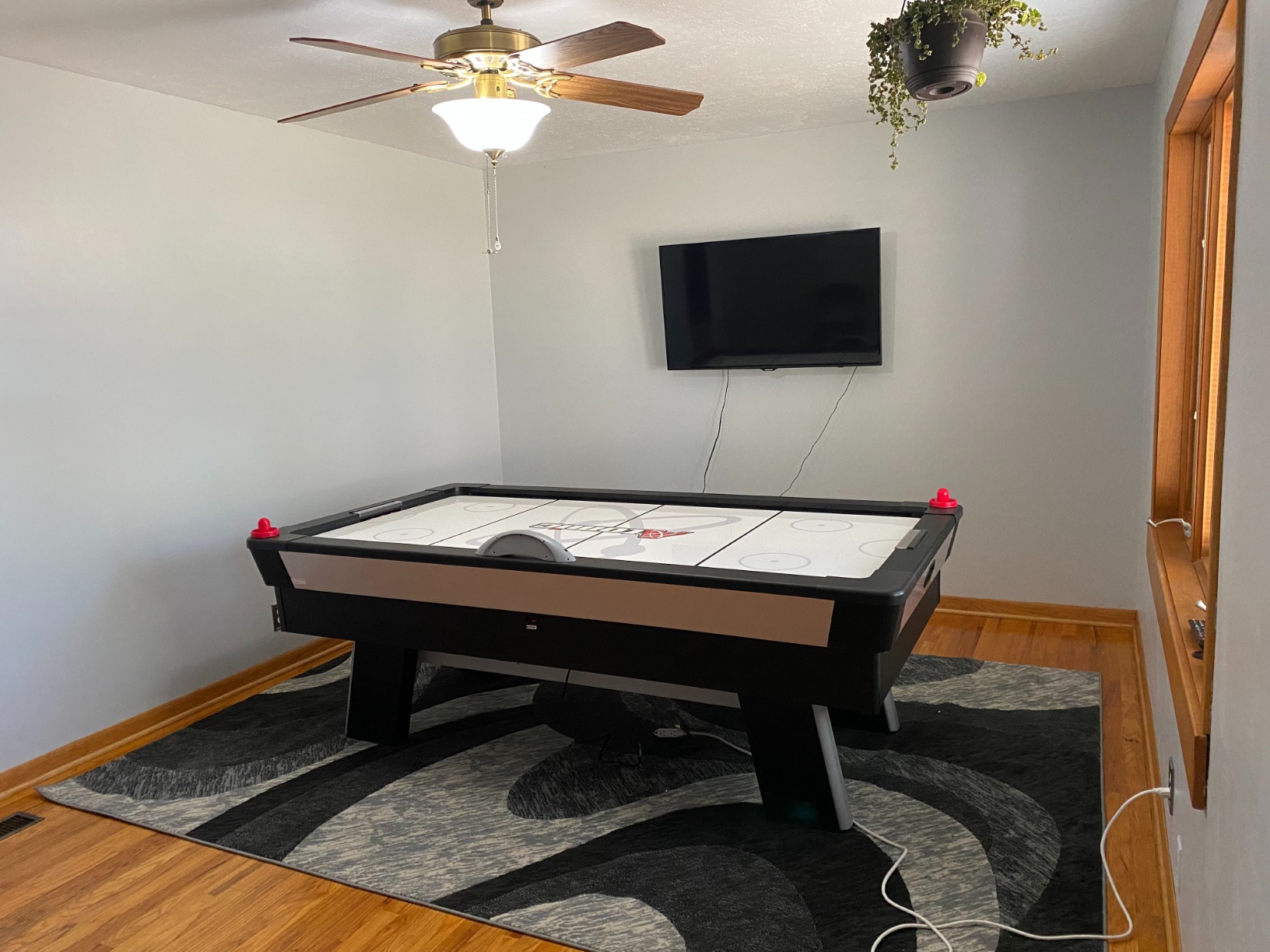 7.5 ft LED Light UP Arcade Air Powered Hockey Tables - Includes