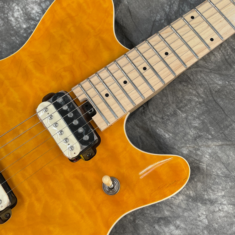 Music Man EV .H Eddie Van Halen Signature Amber Quilt Top Electric Guitar