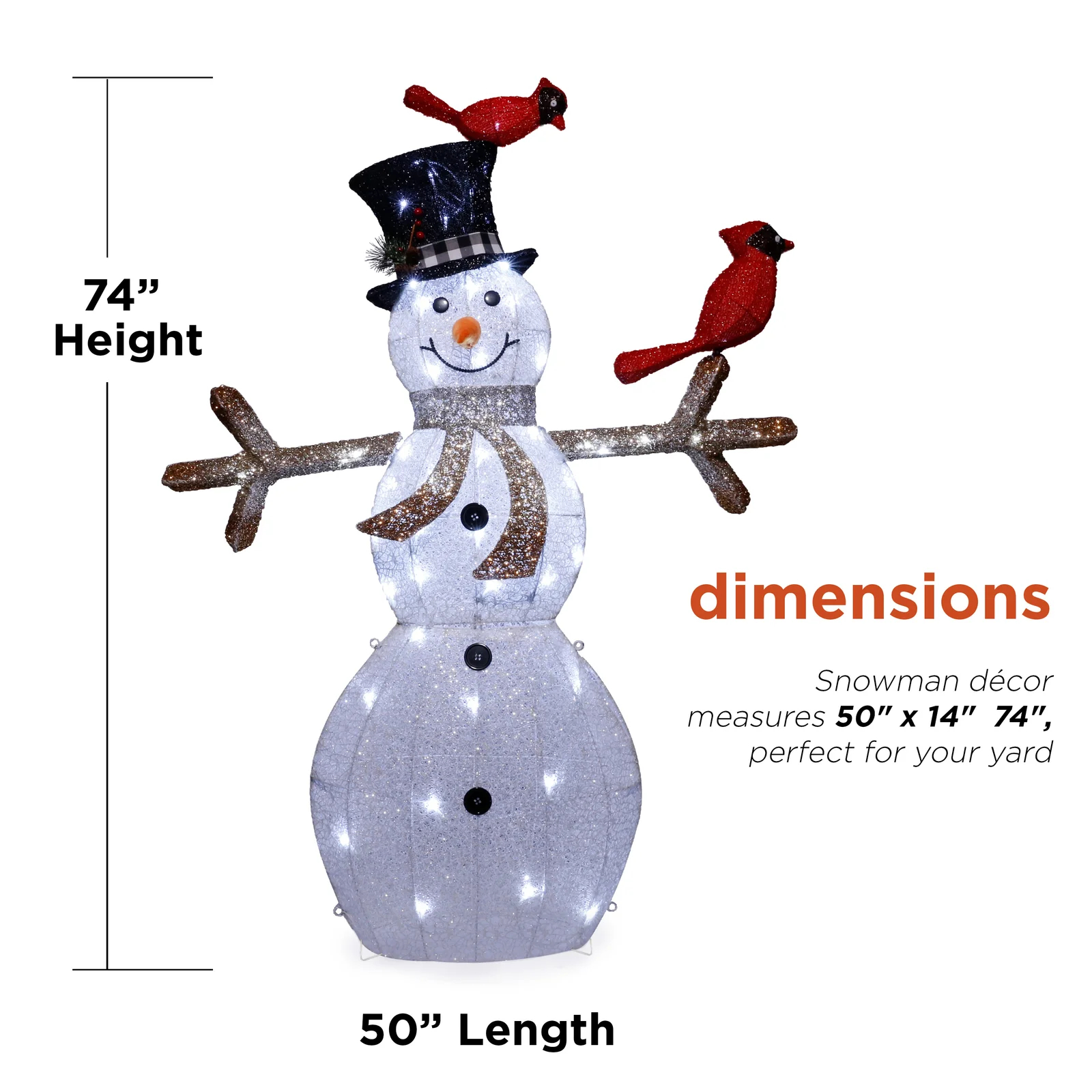 Snowman Lighted Display