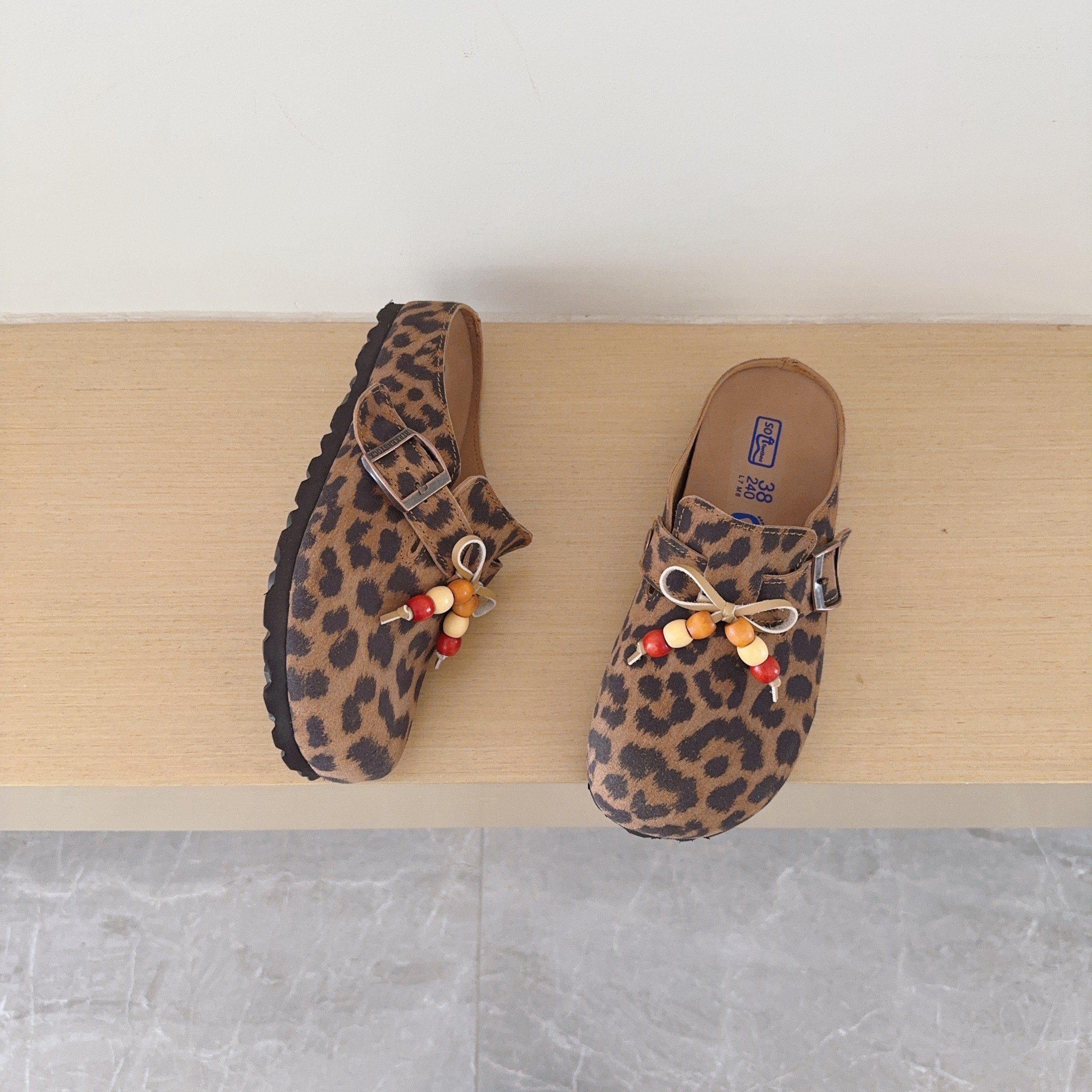 Beaded Birken-Style Clogs