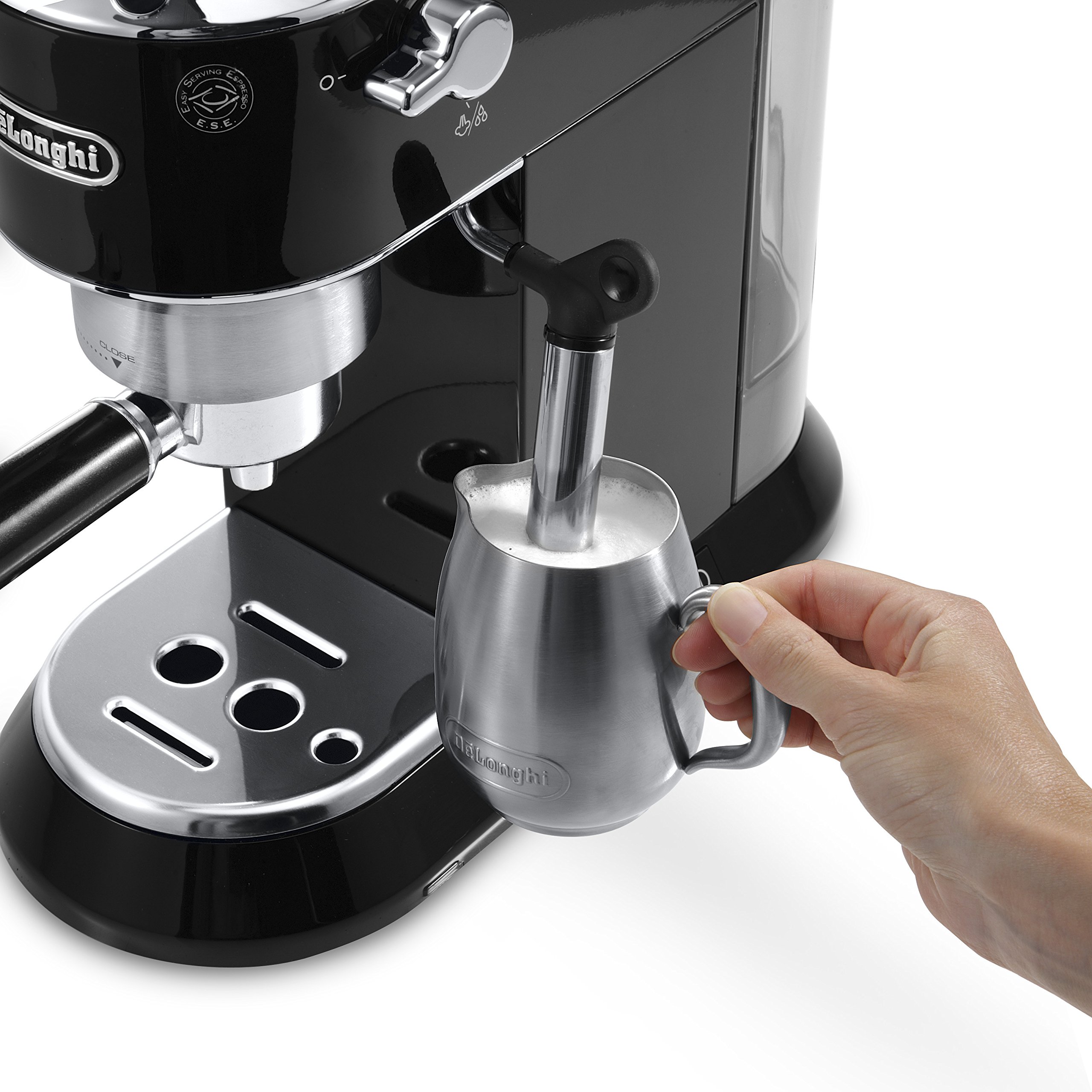 15 Bar Stainless Steel Slim Espresso & Cappuccino Machine