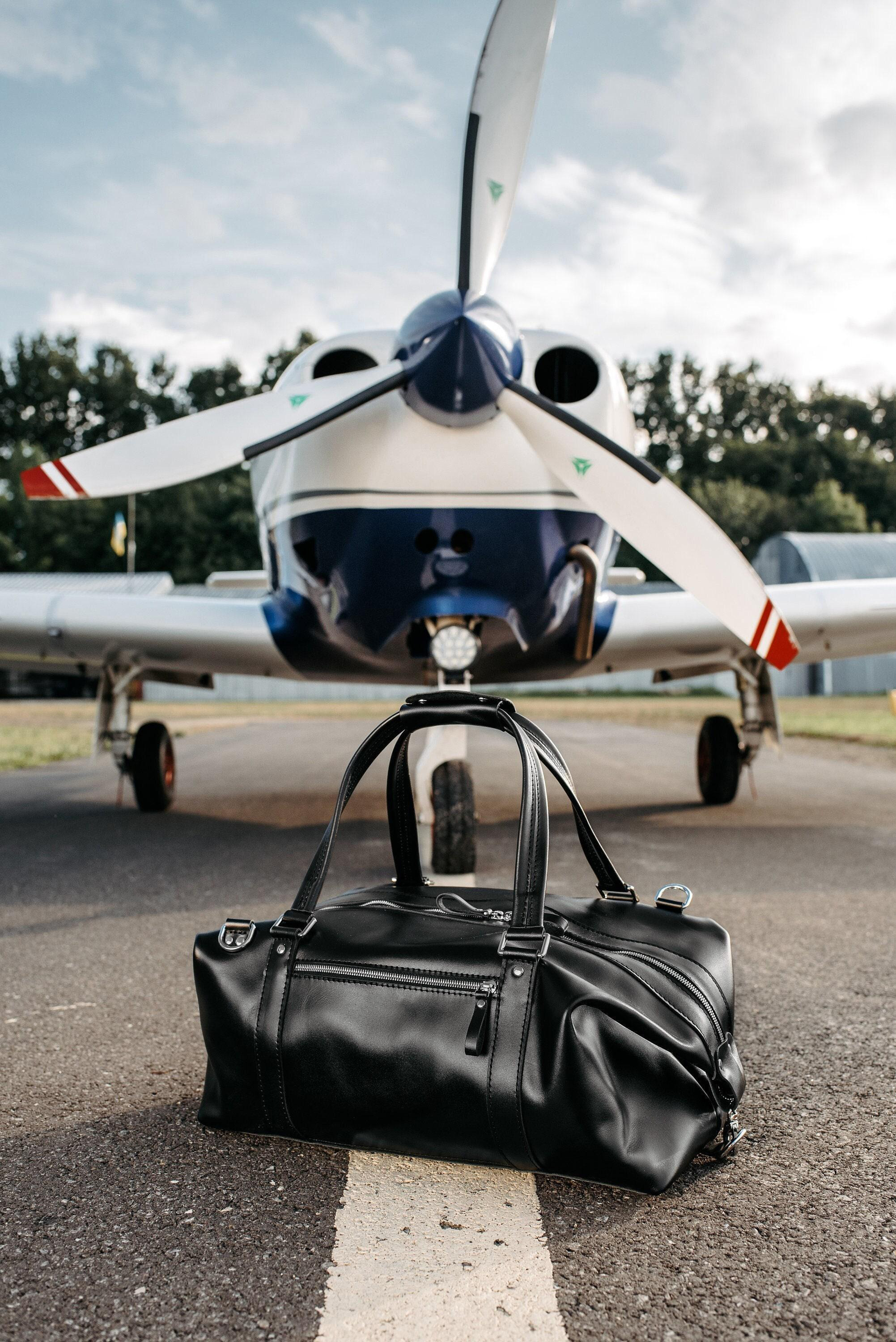 The Premium Leather Weekender Duffle Bag