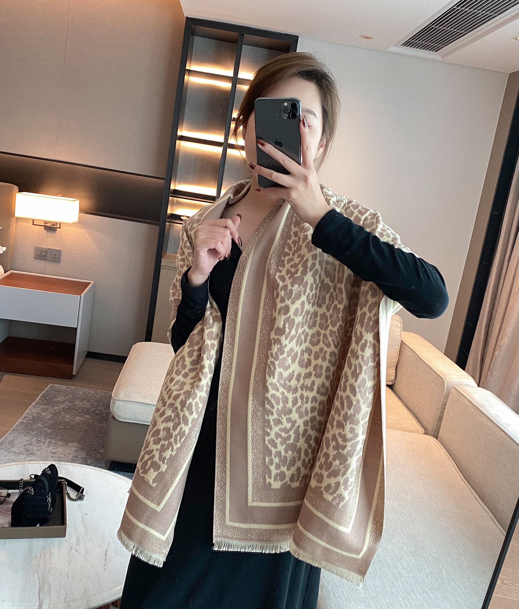 Dior Oblique Scarf Beige and Pink product images