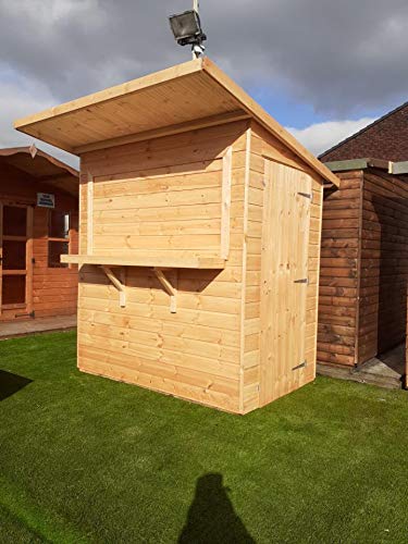 Garden Bar Drinks Shed 6x4 Fully T&G Quality Wooden Party Hut