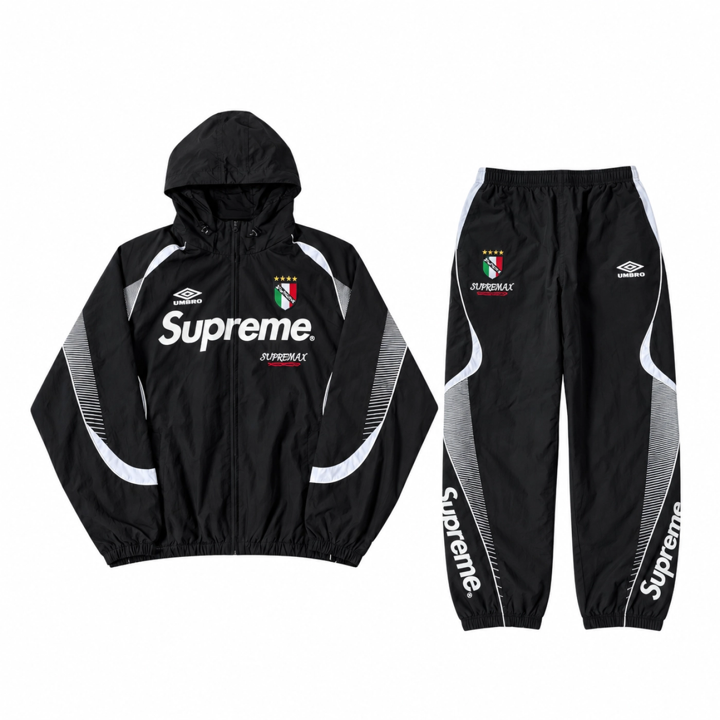 S Umbro Track Suit Black