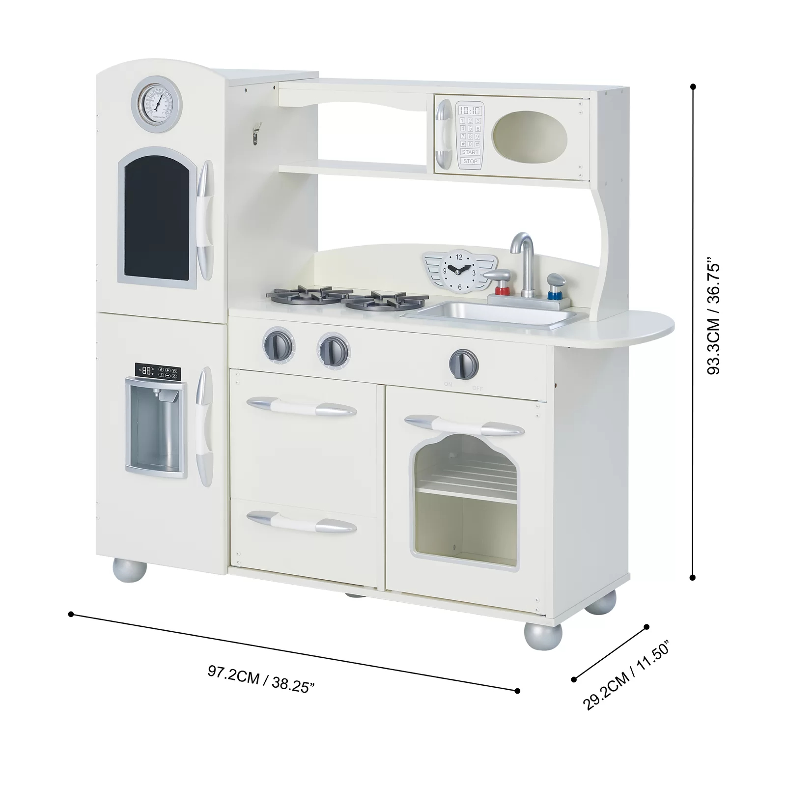 Wooden Play Kitchen Set