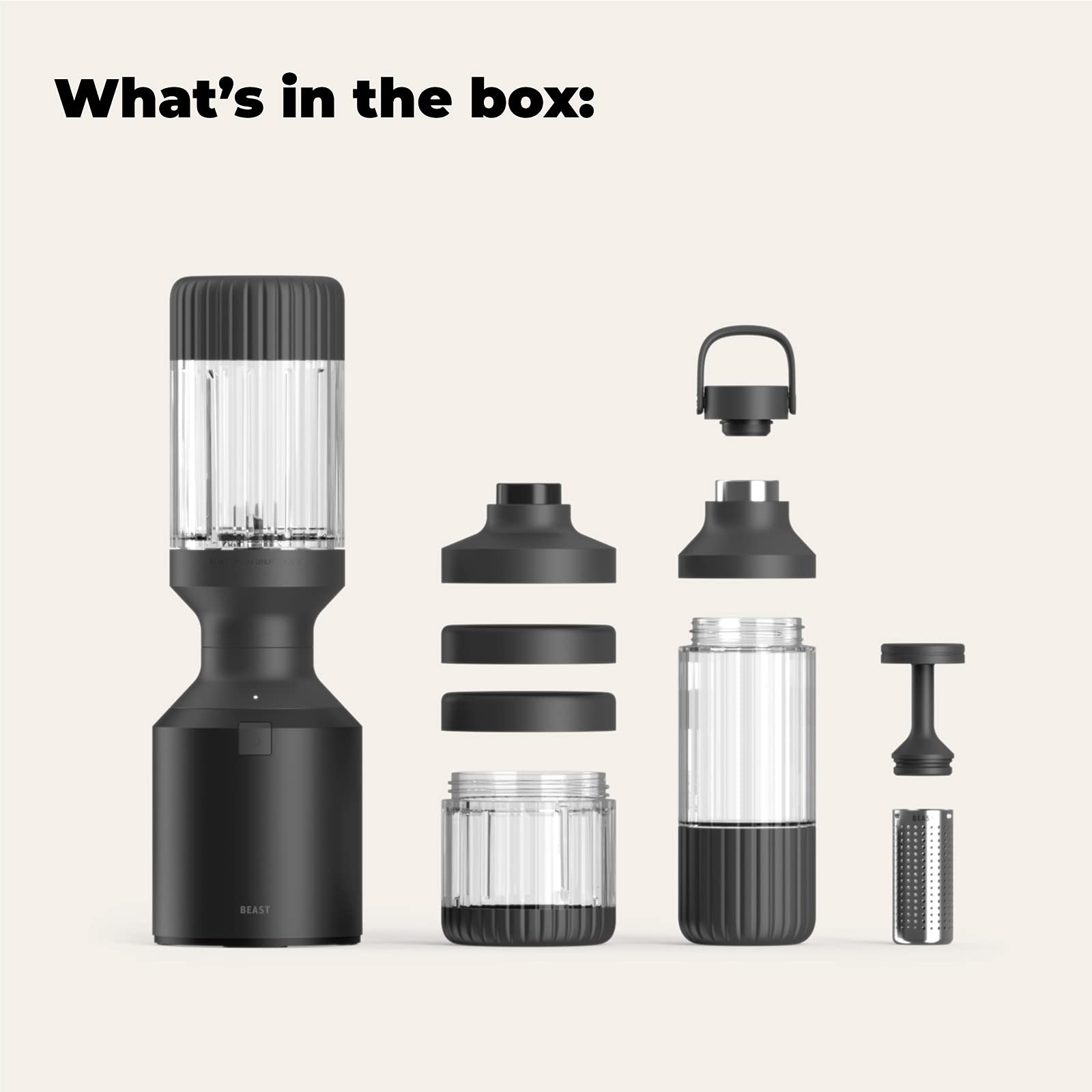 Blender + Hydration System | Blend Smoothies and Shakes, 1000W