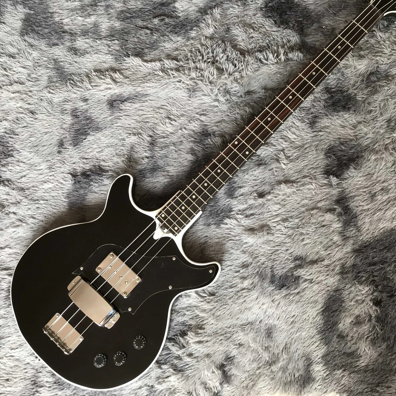 Customized 4 String Bass Gene Simmons Electric Bass Guitar 24 Frets Custom