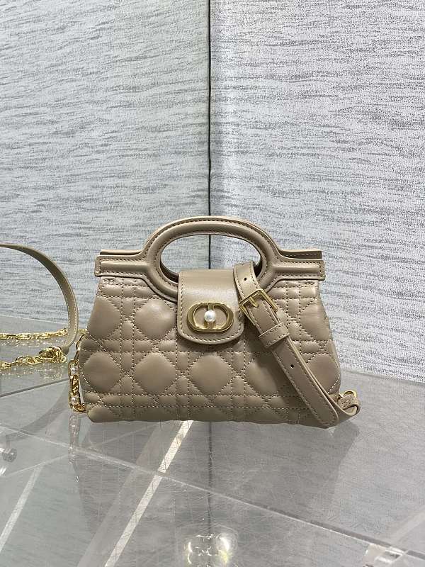 Dior Cannage Mini Handbag Taupe