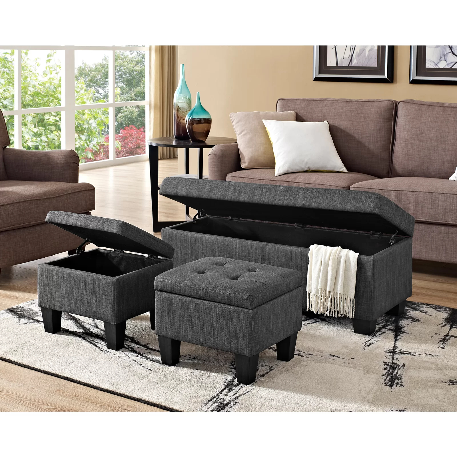 Edyth Upholstered Storage Ottoman