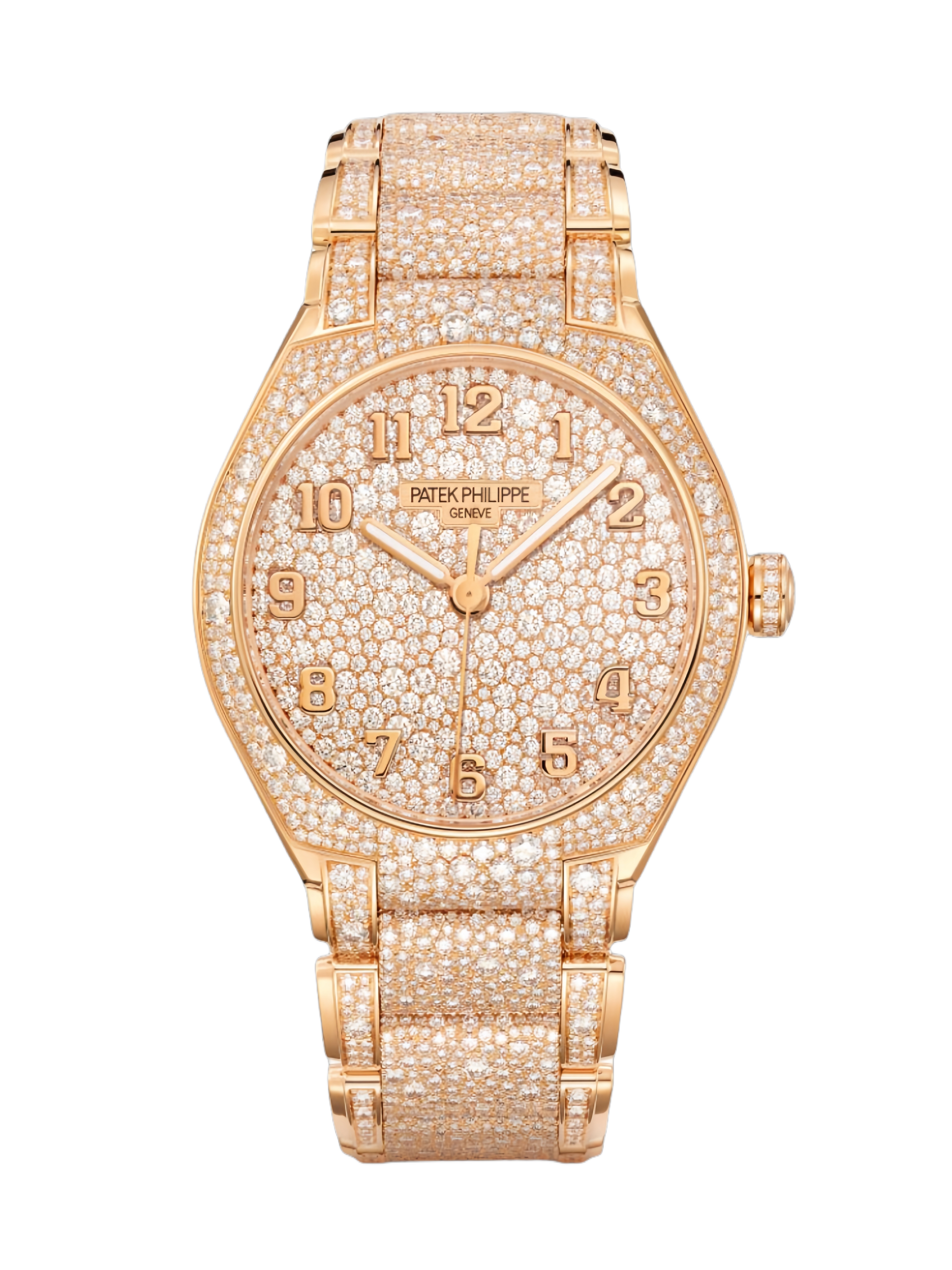 【Super Clone】Patek Philippe Twenty~4 Automatic Haute Joaillerie Rose Gold 7300 1450R 001