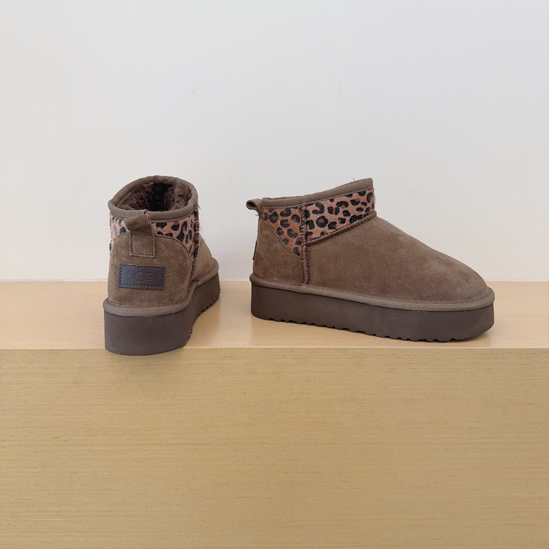 UGG Kids Platform 6109 Leopard Color-Block
