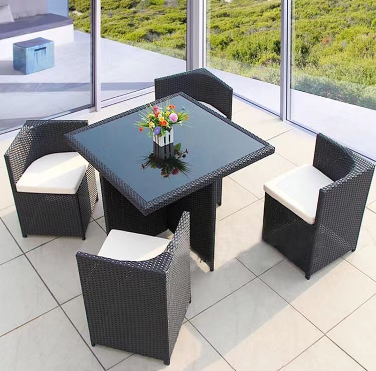 Five-piece Set of Rattan Creative Furniture Rattan Chair Leisure