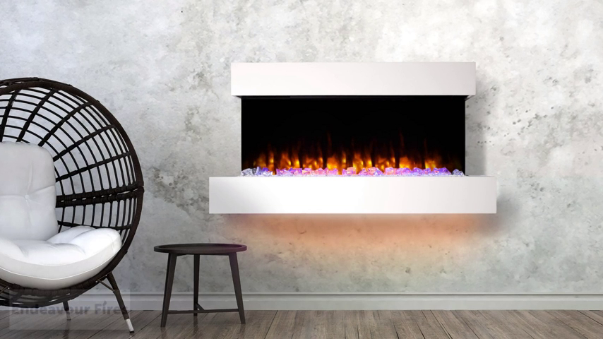 Endeavour Fires Runswick Wall Mounted Electric Fireplace with