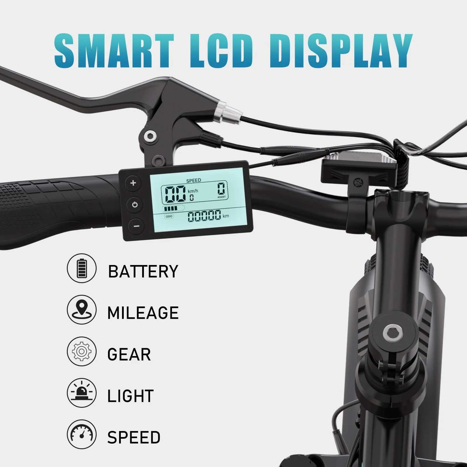 COLORWAY 26in Fat Tire Electric Cruiser Bike, 500W, 36V 15Ah