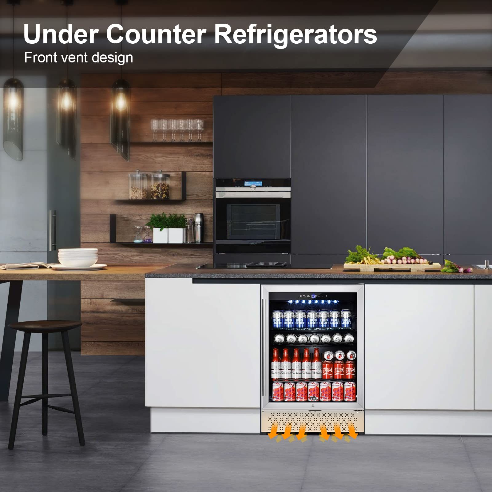 Tylza Beverage Refrigerator 24 Inch