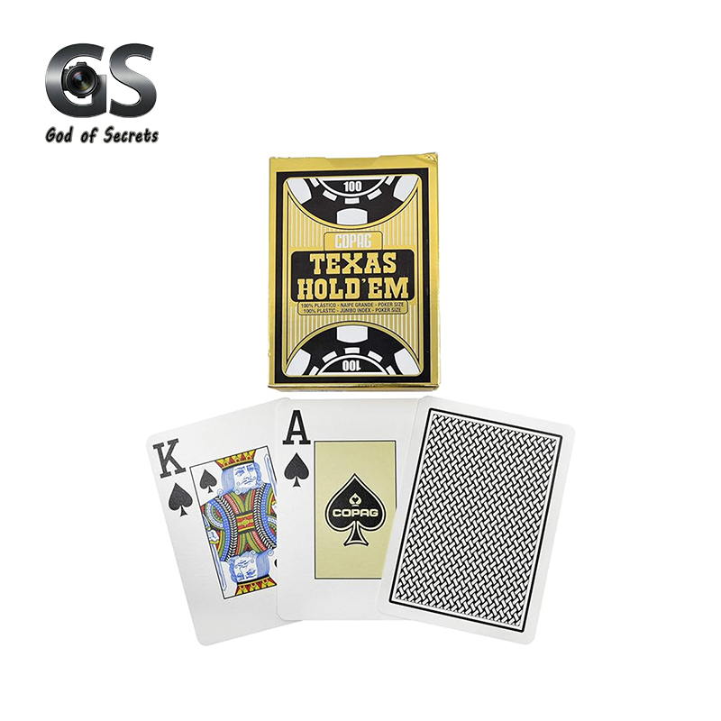 Copag Texas Hold’em Invisible Barcode Cards for Scanning Camera