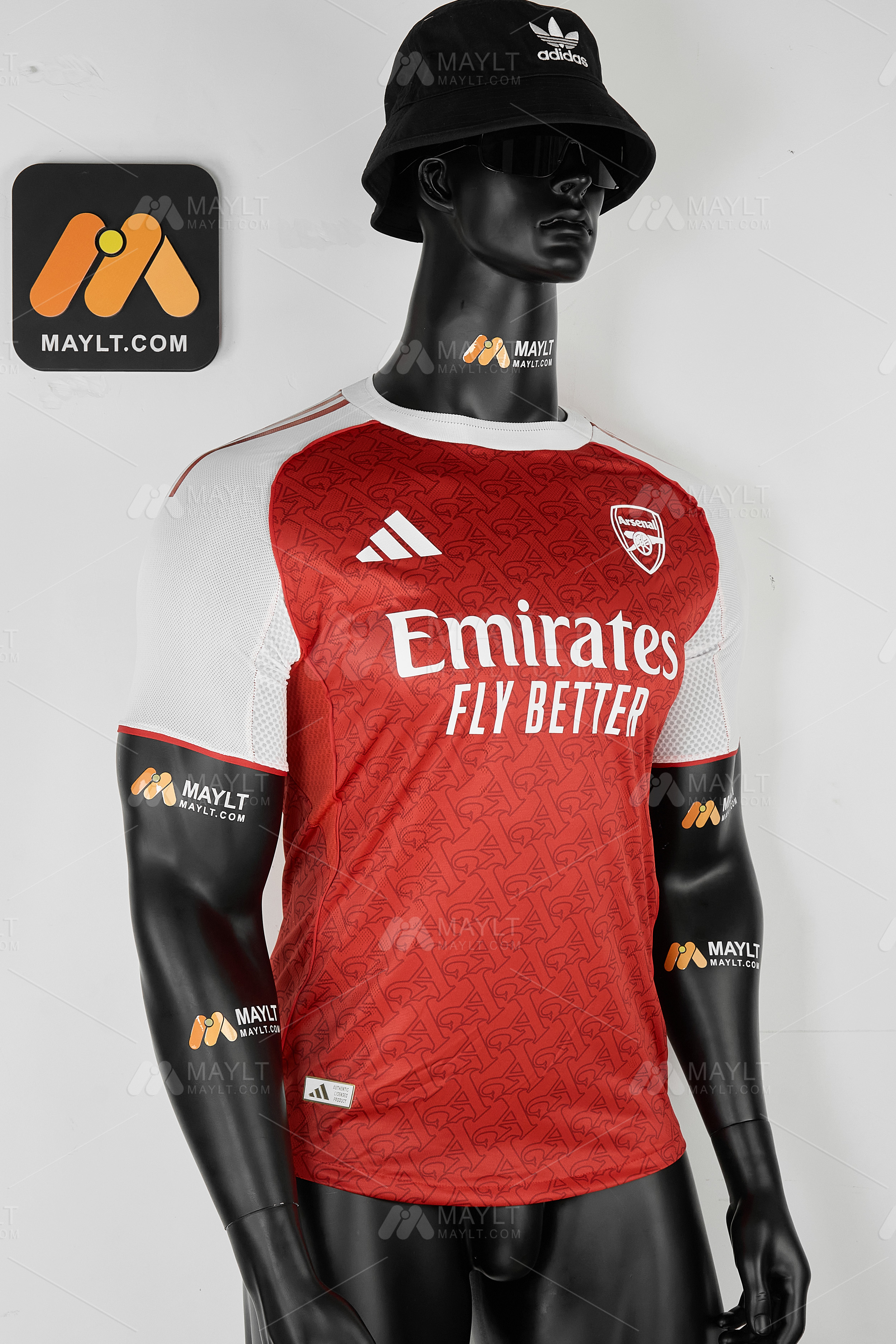2025/26 Arsenal Adidas Home Soccer Jersey CB PRL MN
