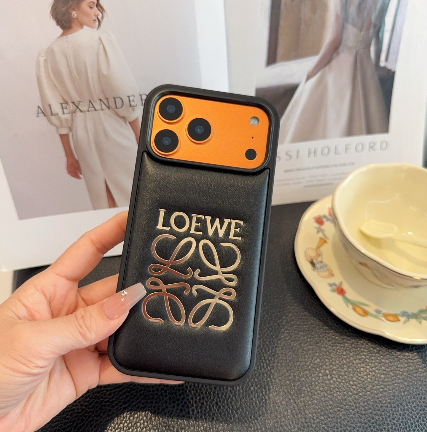 Loewe Hot Stamping Full-Cover Phone Case