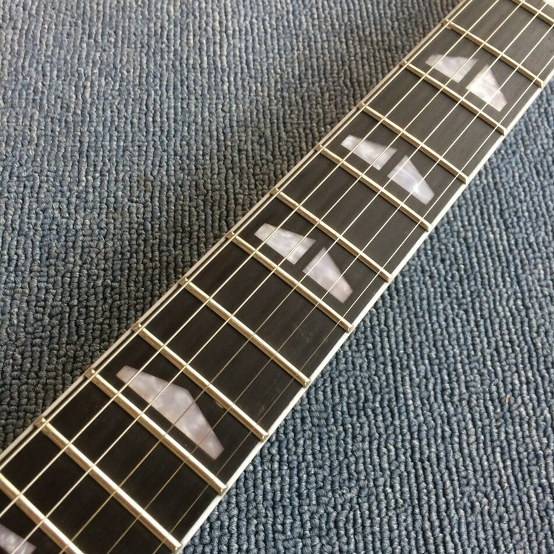 Electric Guitar Solid Mahogany Rosewood Fingerboard Metallic Blue
