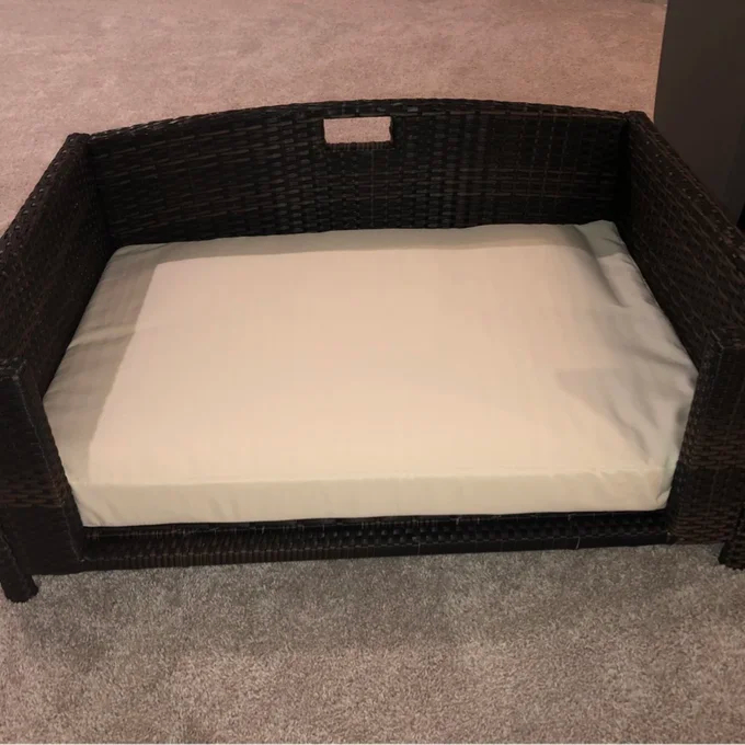 Cristobal Rattan Rectangular Dog Sofa