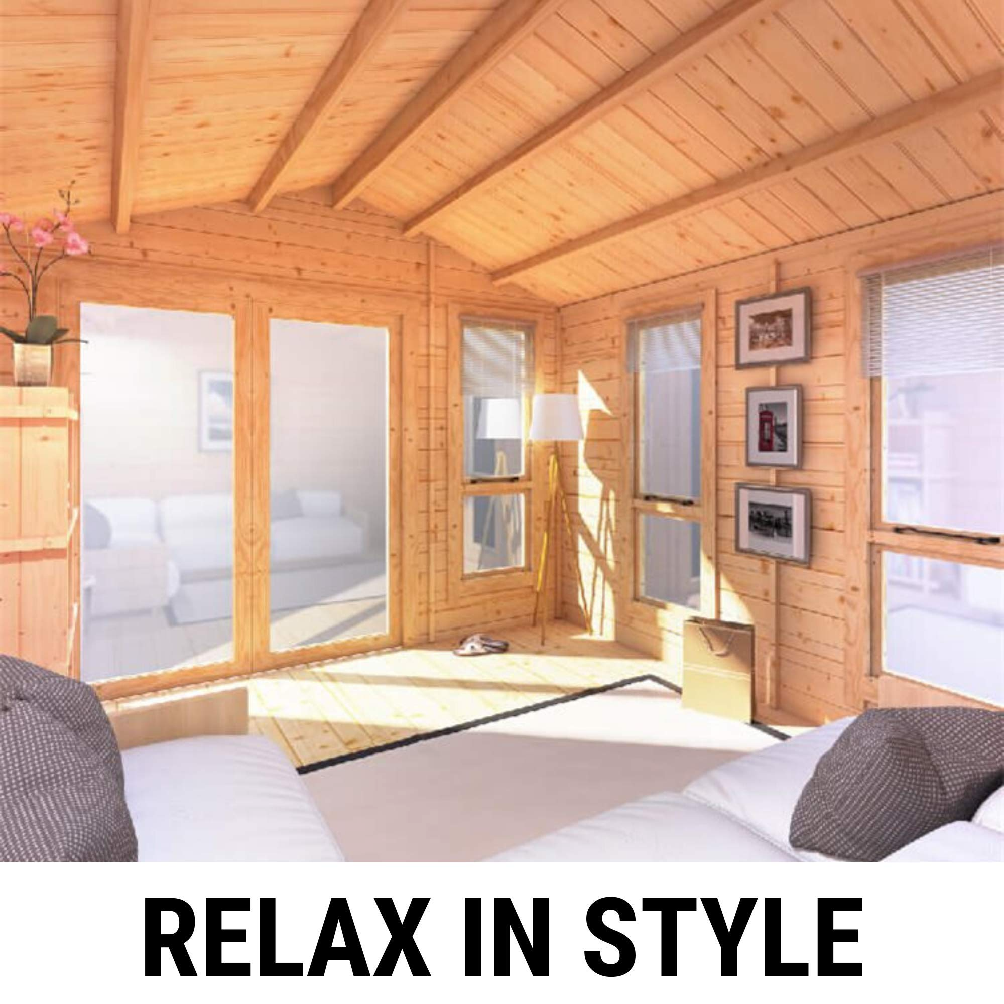 Log Cabin Summerhouse | Apex Tongue & Groove Log Cabin | Floor