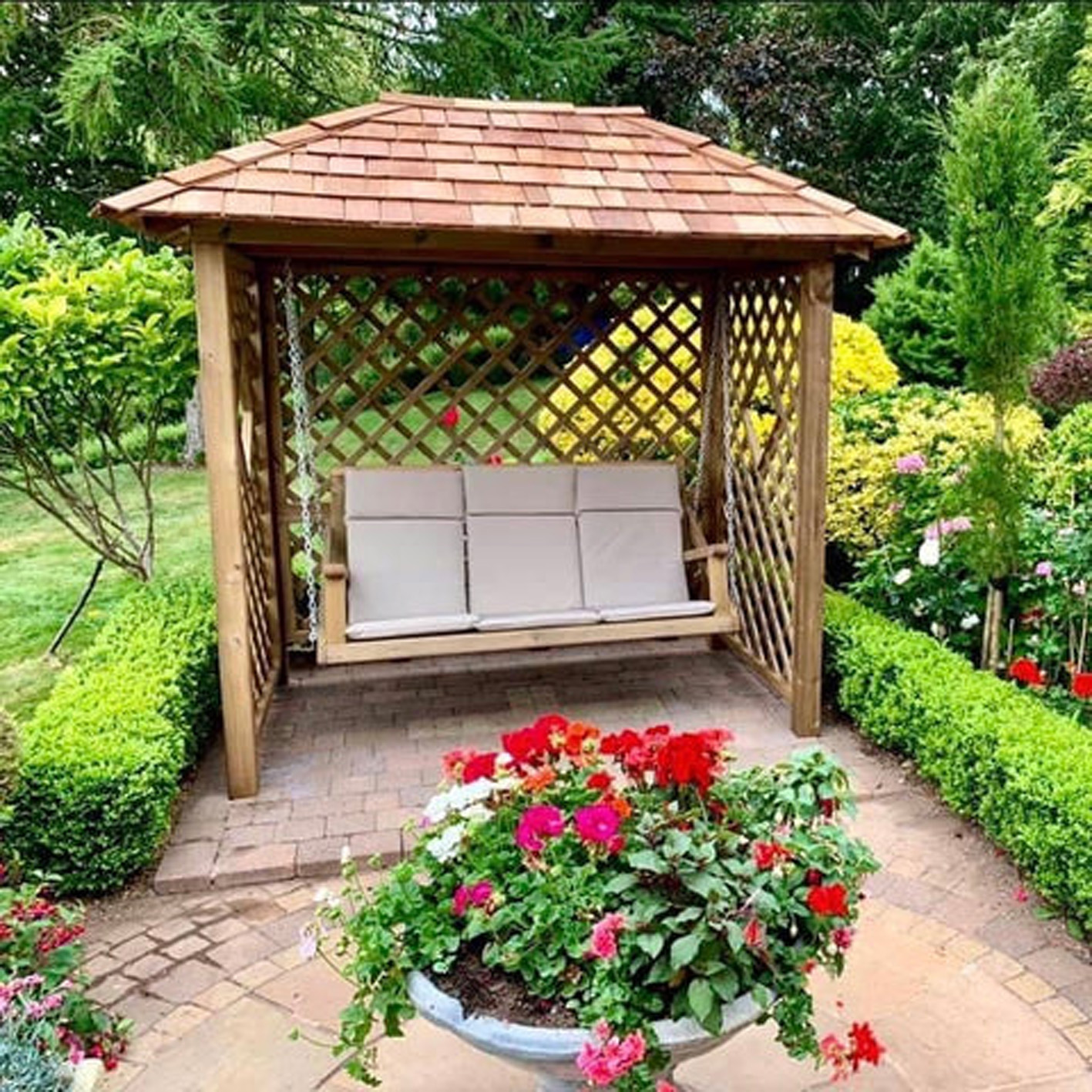 Heritage Garden Swing (Natural Finish)